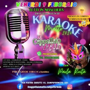 KARAOKE TUTTI IN MASCHERA