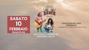 Agriturismo Al Ranch Presenta Matty Holly e Tia Maze dei Rock’n’roll circus