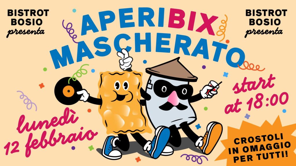 Quali sono gli ingredienti per la perfetta serata pre Cavalchina di Carnevale? | Aperibix Mascherato 1 - Quali sono gli ingredienti per la perfetta serata pre Cavalchina di Carnevale? | Aperibix Mascherato - EventiFVG.it