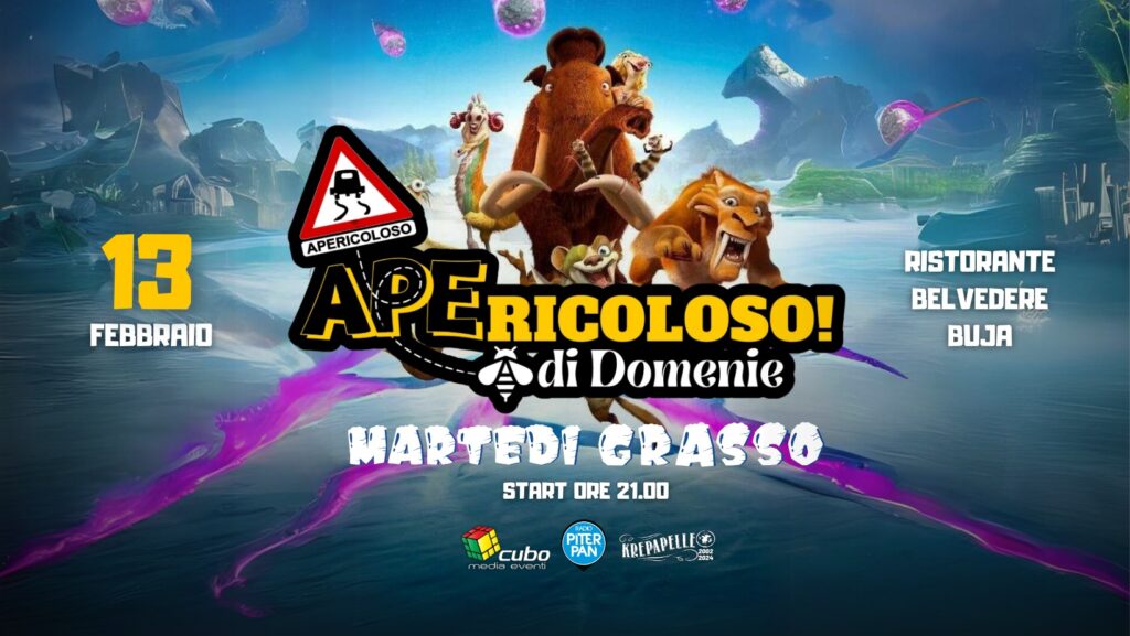 Apericoloso di Domenie ★ MARTEDÌ GRASSO ★ 13.02.24 - Apericoloso di Domenie ★ MARTEDÌ GRASSO ★ 13.02.24 - EventiFVG.it