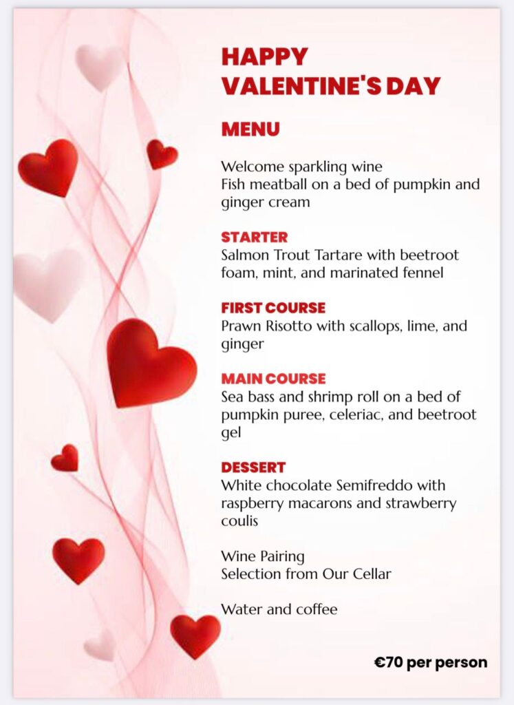 San Valentine’s special Dinner - EventiFVG.it