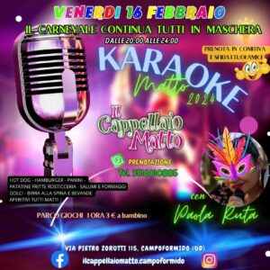 KARAOKE IN MASCHERA 🎤🎊🎭