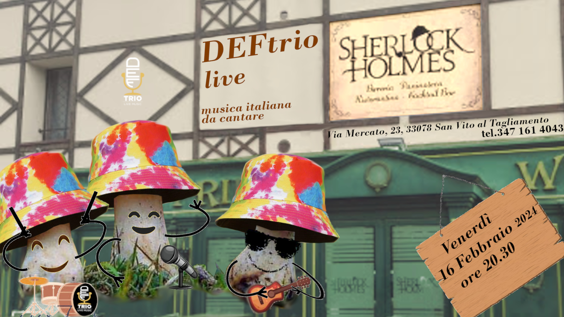 DEF trio @Sherlok Holmes? Elementare Watson!! - EventiFVG.it