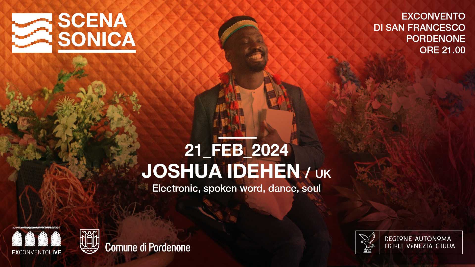 JOSHUA IDEHEN @ ScenaSonica - EventiFVG.it
