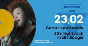 WEEKEND LIVE @POP – Cibo e Spettacolo, Vigonza (PD)