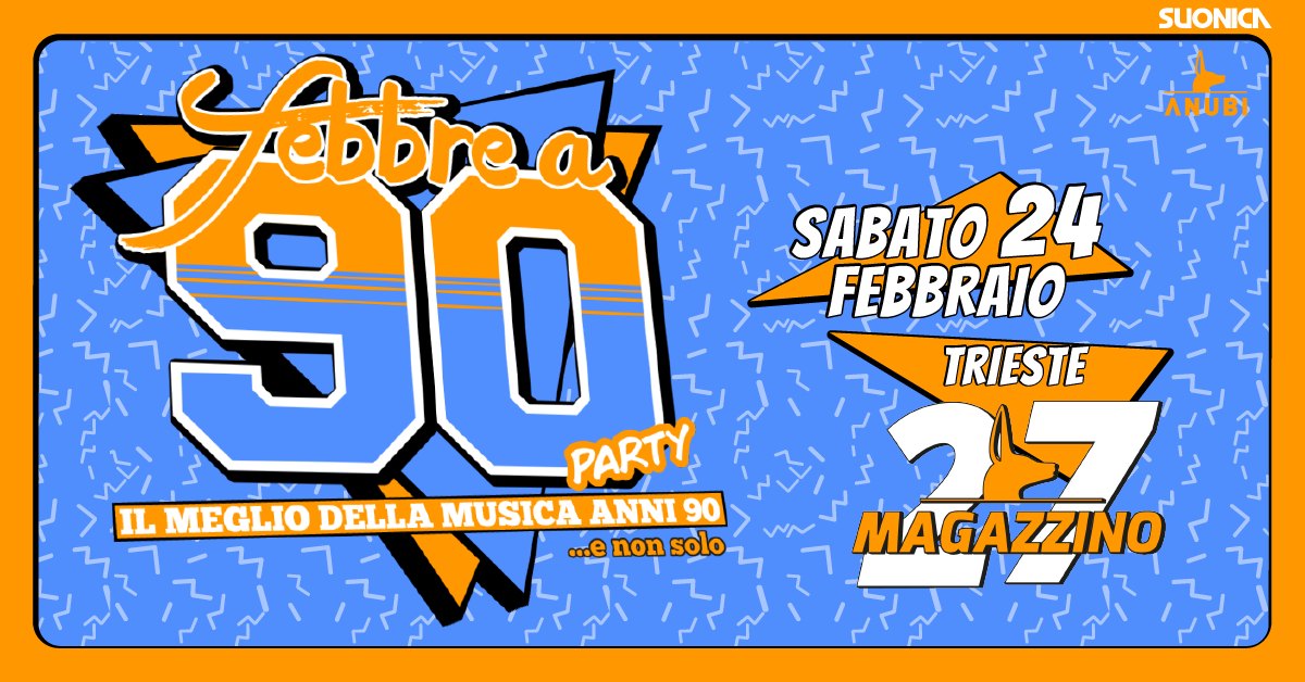 Febbre a 90 • TRIESTE • Magazzino 27 - Febbre a 90 • TRIESTE • Magazzino 27 - EventiFVG.it