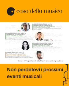 I concerti del venerdì | Casa della Musica