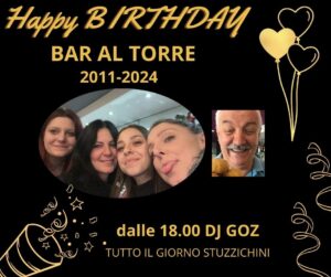 BUON COMPLEANNO “BAR AL TORRE”
