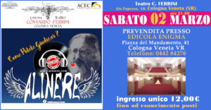 ALINERE in concerto al Teatro FERRINI di Cologna Veneta (VR)