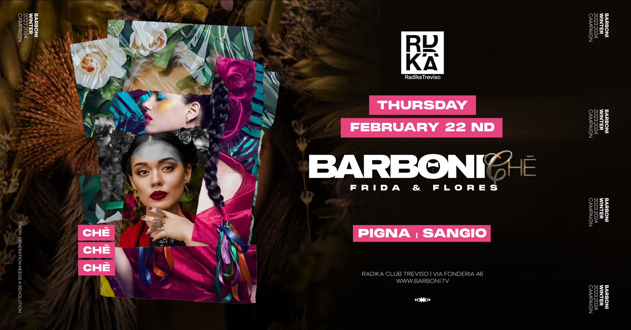 BARBONI | Frida & Flores | Giovedì 22 Febbraio Radika Treviso - BARBONI | Frida & Flores | Giovedì 22 Febbraio Radika Treviso - EventiFVG.it