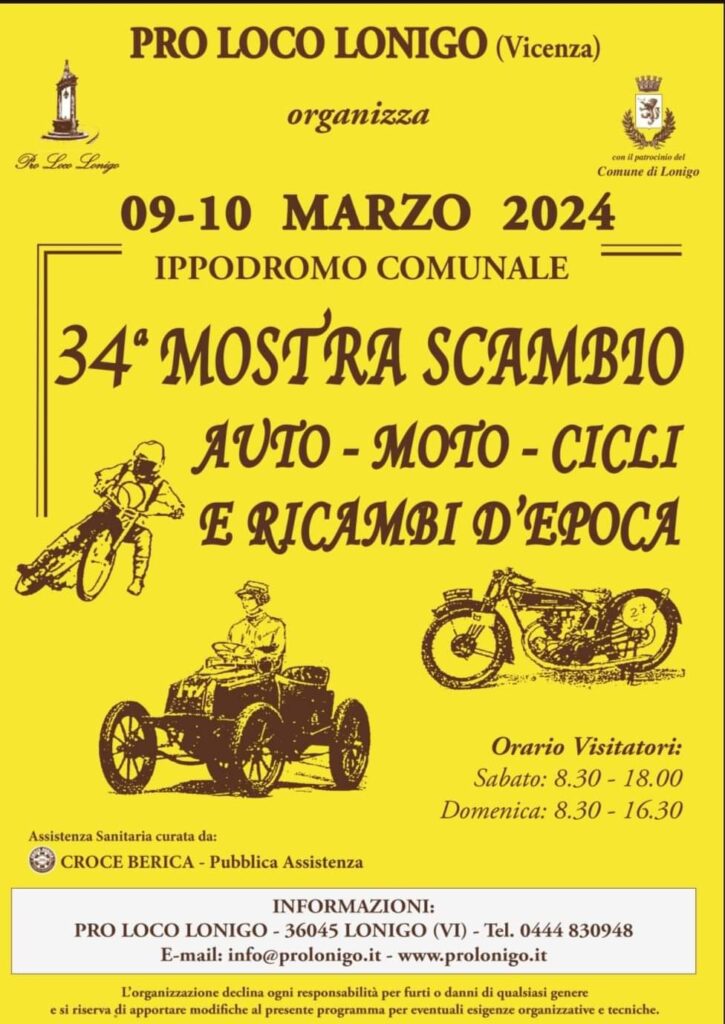 34° Mostra Scambio auto - moto - cicli e ricambi d'epoca - EventiFVG.it