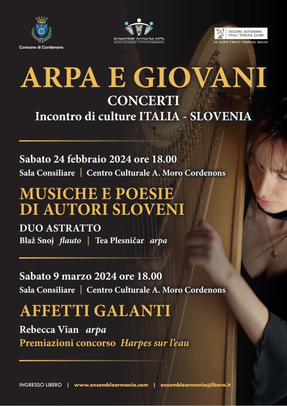 Ensemble Armonia APS presenta Arpa e Giovani - EventiFVG.it