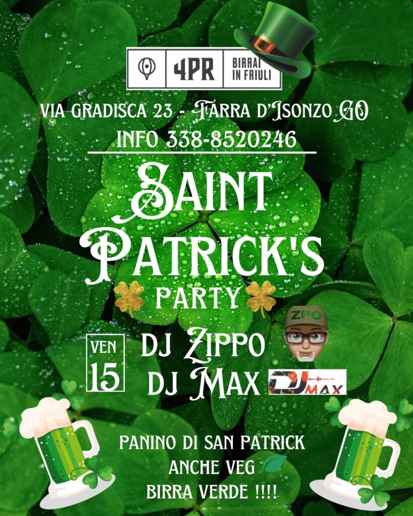 Festa di San Patrick con Zippo&Max π - Festa di San Patrick con Zippo&Max π - EventiFVG.it