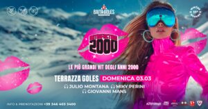 DOMENICA 03.03 | 2000 SATISFACTION | Baita Goles