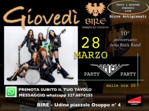 FESTA 10 ANNI DELLE VENUSIA AL BIRE DI UDINE FESTA 10 ANNI DELLE VENUSIA AL BIRE DI UDINE