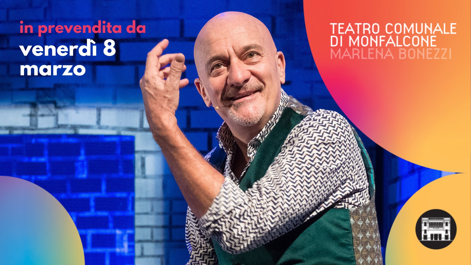 LA MIA VITA RACCONTATA MALE, CLAUDIO BISIO, monfalcone