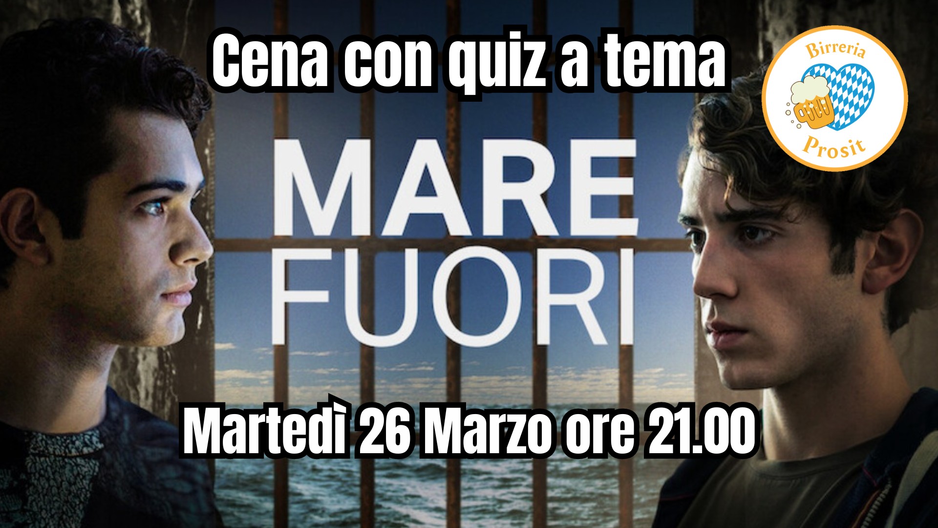 CENA CON QUIZ Mare Fuori