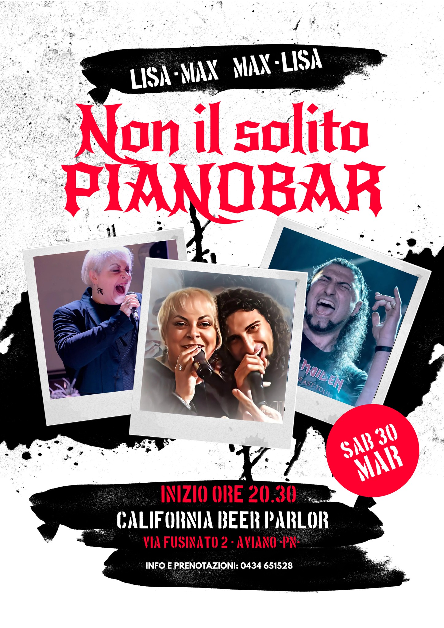 NON IL SOLITO PIANOBAR LIVE, CALIFORNIA BEER PARLOR, aviano