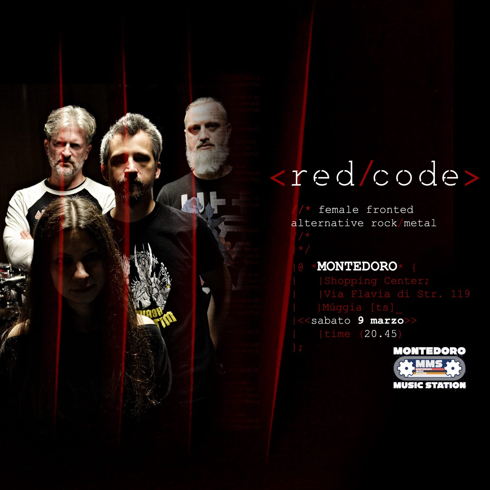 Red Code live&loud @ Montedoro Music Station - EventiFVG.it