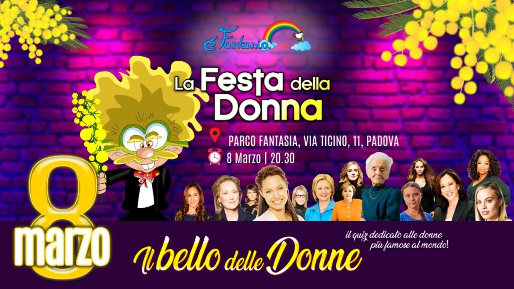 La Festa della Donna 🌼 il CERVELLONE Quiz Game Show ⭐❓🎶 - EventiFVG.it