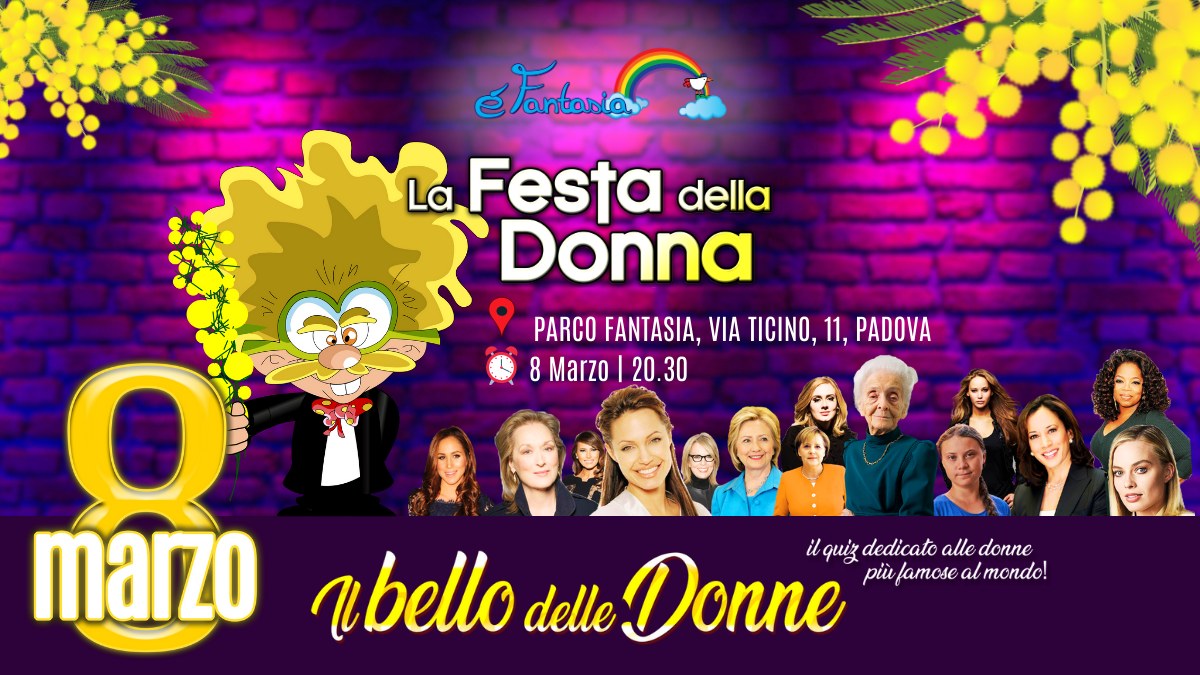 La Festa della Donna 🌼 il CERVELLONE Quiz Game Show ⭐❓🎶 - EventiFVG.it