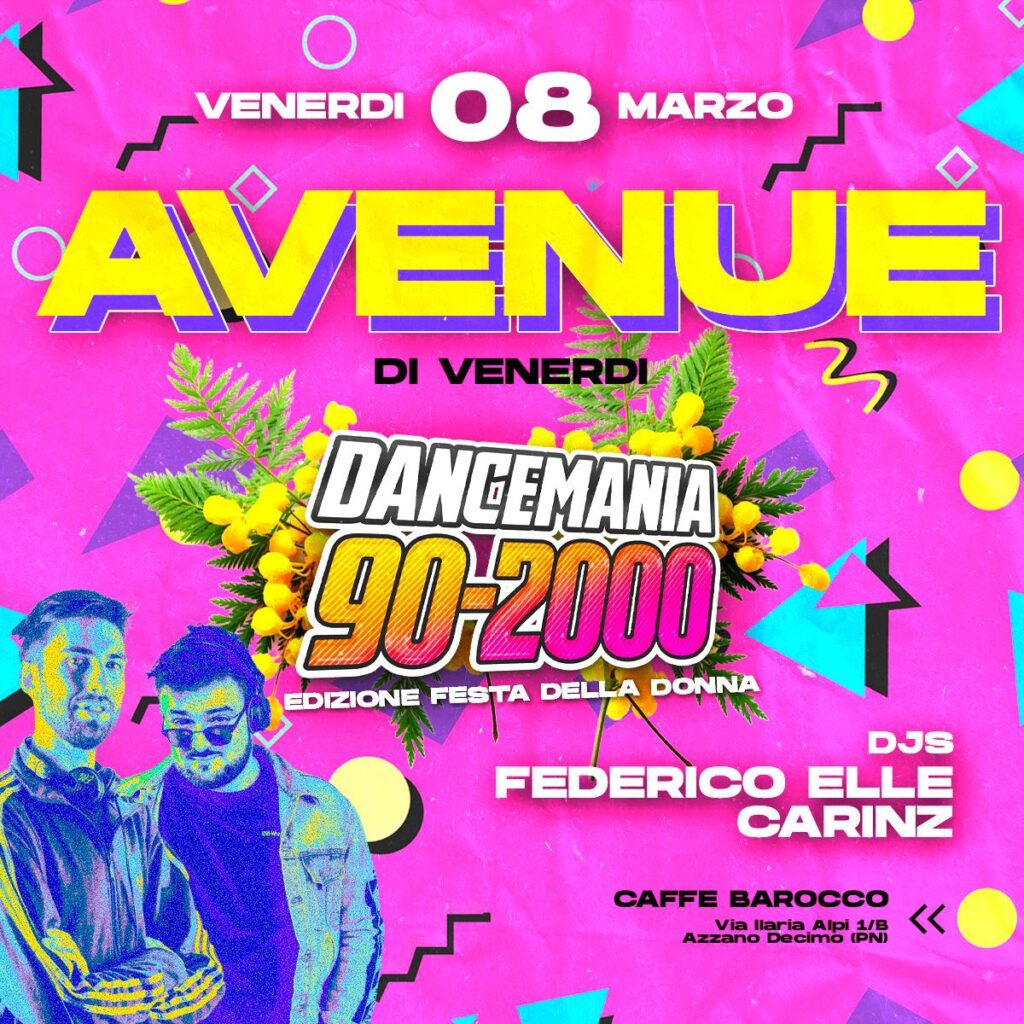 AVENUE di Venerdì ad Azzano Decimo! al Caffè Barocco Revolution - AVENUE di Venerdì ad Azzano Decimo! al Caffè Barocco Revolution - EventiFVG.it