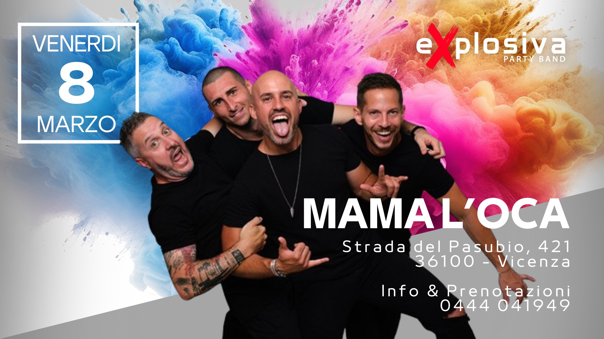 eXplosiva @MAMALOCA FESTA DELLA DONNA 💜 - EventiFVG.it