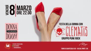 FESTA DELLA DONNA CON LE CLEMATIS@MIAMI SOUND CAFE’