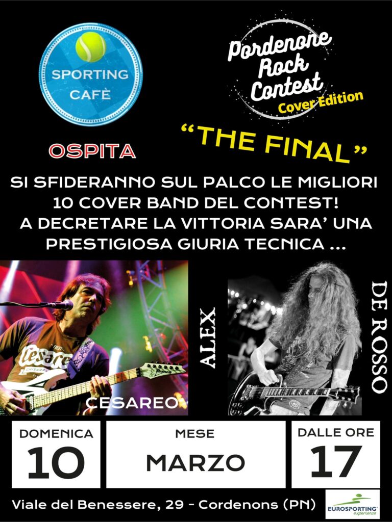 FINALE PORDENONE ROCK CONTEST COVER EDIT - FINALE PORDENONE ROCK CONTEST COVER EDIT - EventiFVG.it