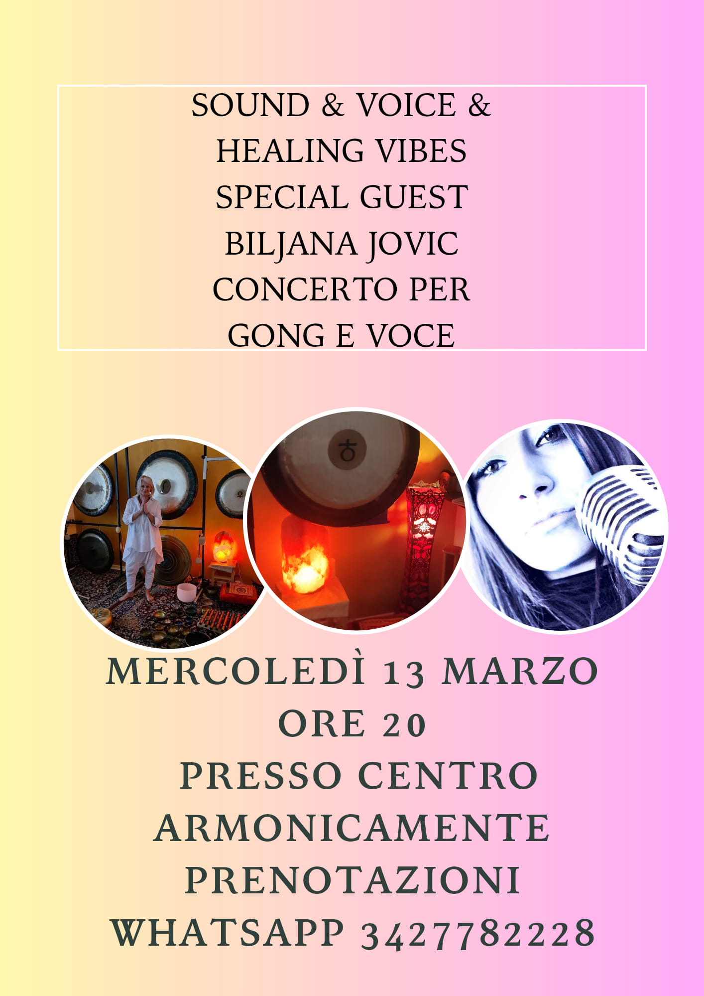 Sound & Voice for healing vibes - EventiFVG.it