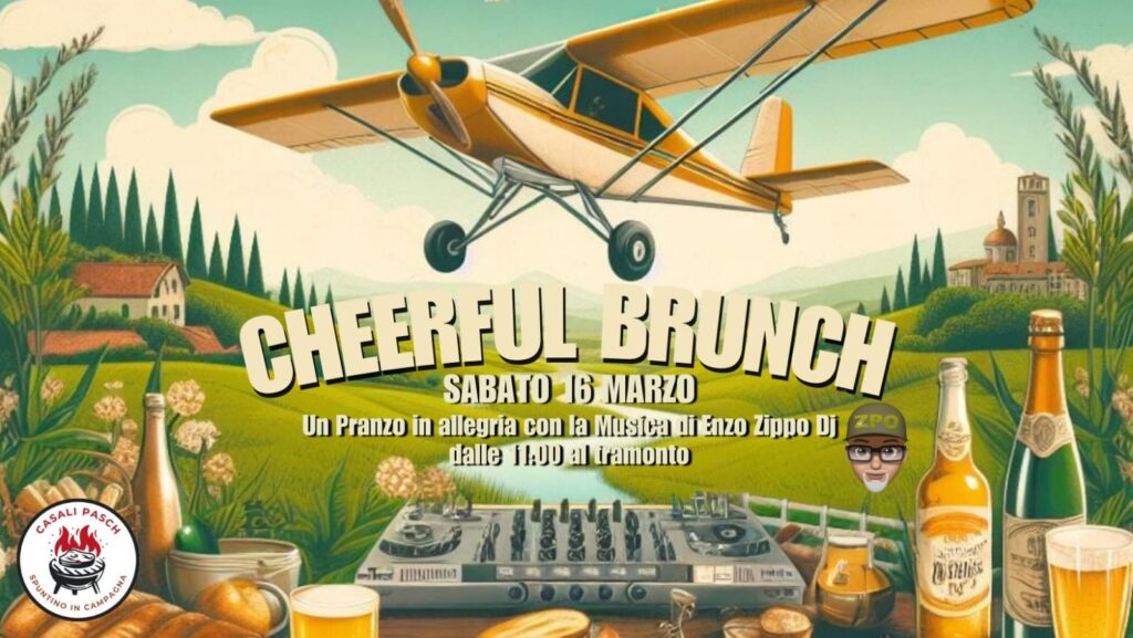 CHEERFUL BRUNCH DJ SET ENZO ZIPPO - CHEERFUL BRUNCH DJ SET ENZO ZIPPO - EventiFVG.it