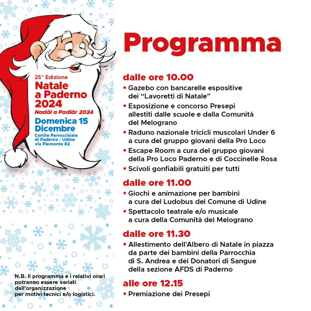Natale a Paderno 2024 - Udine - Natale a Paderno 2024 – Udine 1