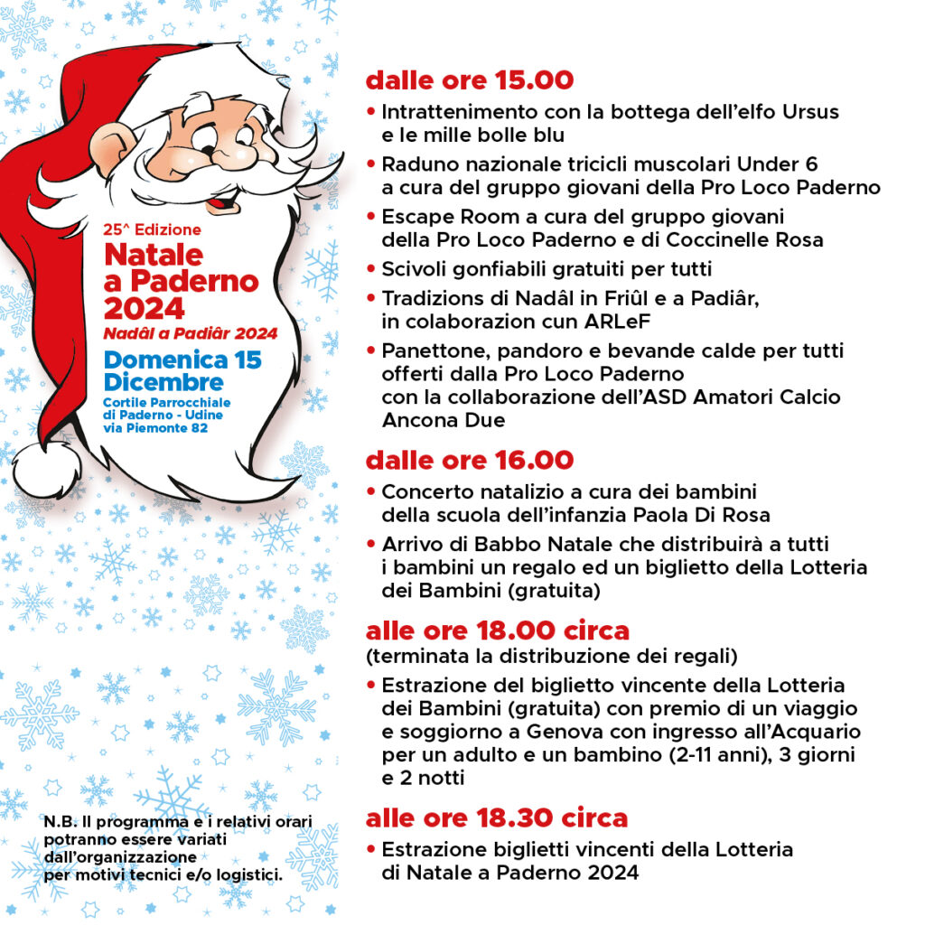Natale a Paderno 2024 - Udine - Natale a Paderno 2024 – Udine 2