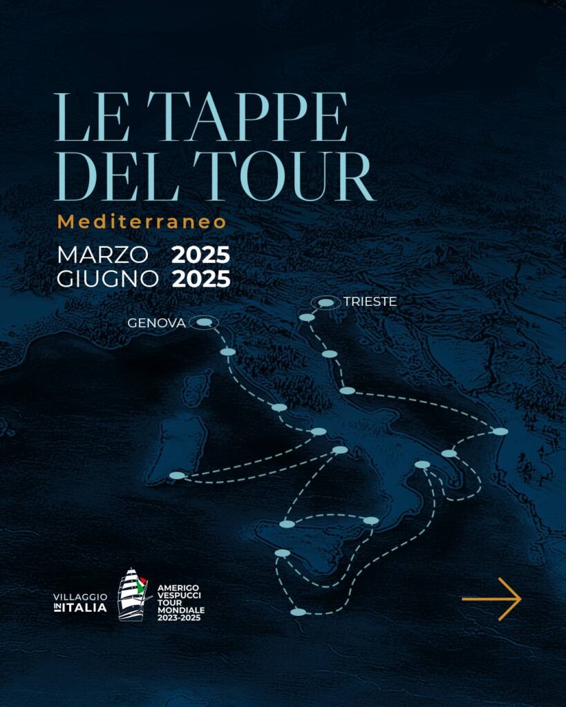 LA NAVE AMERIGO VESPUCCI A TRIESTE