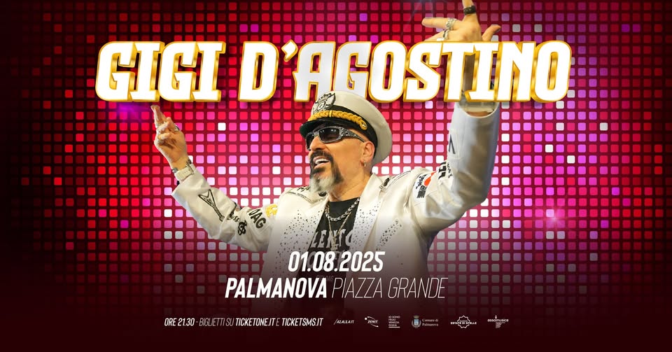 GIGI D'AGOSTINO live Palmanova (UD) - 01/08/2025 - EventiFVG.it