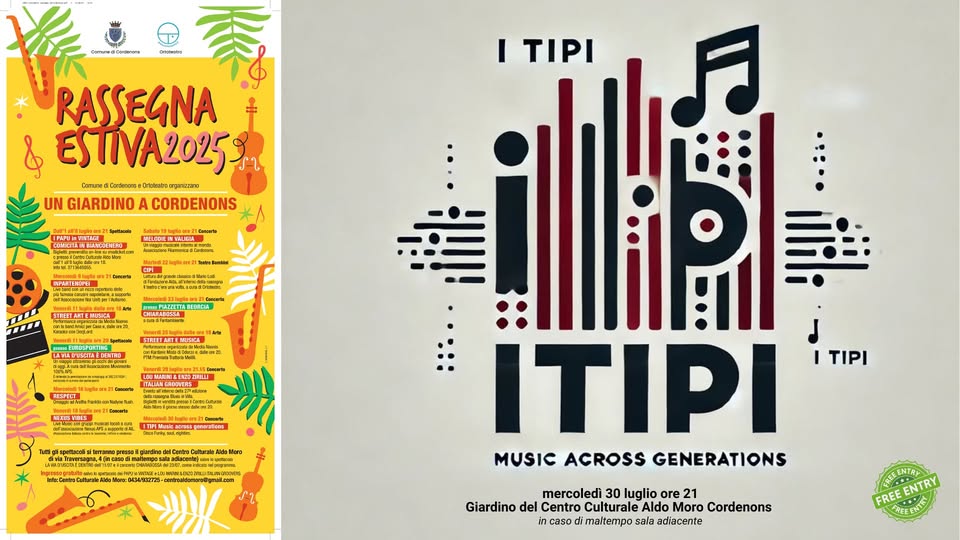 A Cordenons I TIPI music across generations - EventiFVG.it