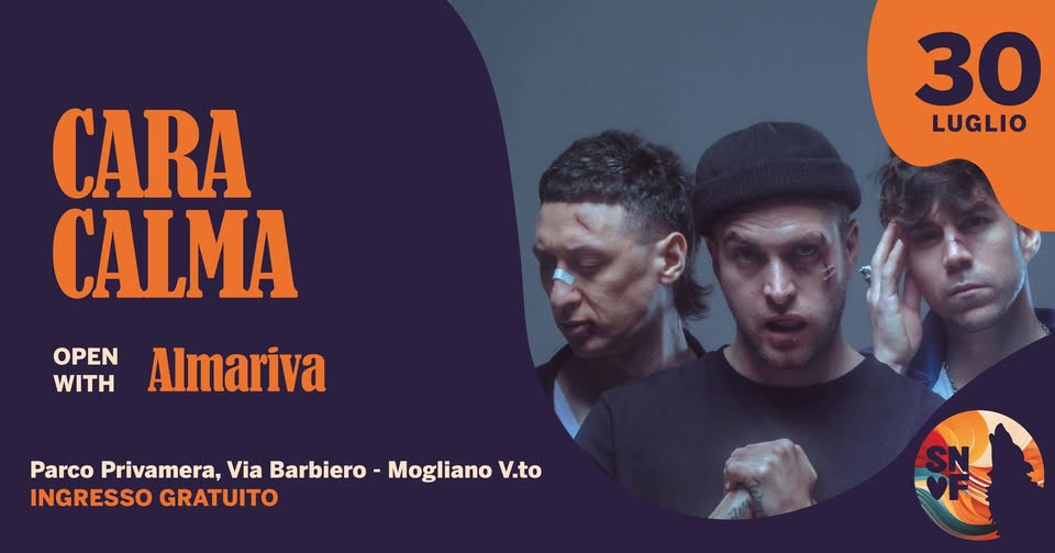 CARA CALMA – Live @ SUMMER NITE LOVE FESTIVAL - CARA CALMA – Live @ SUMMER NITE LOVE FESTIVAL - EventiFVG.it