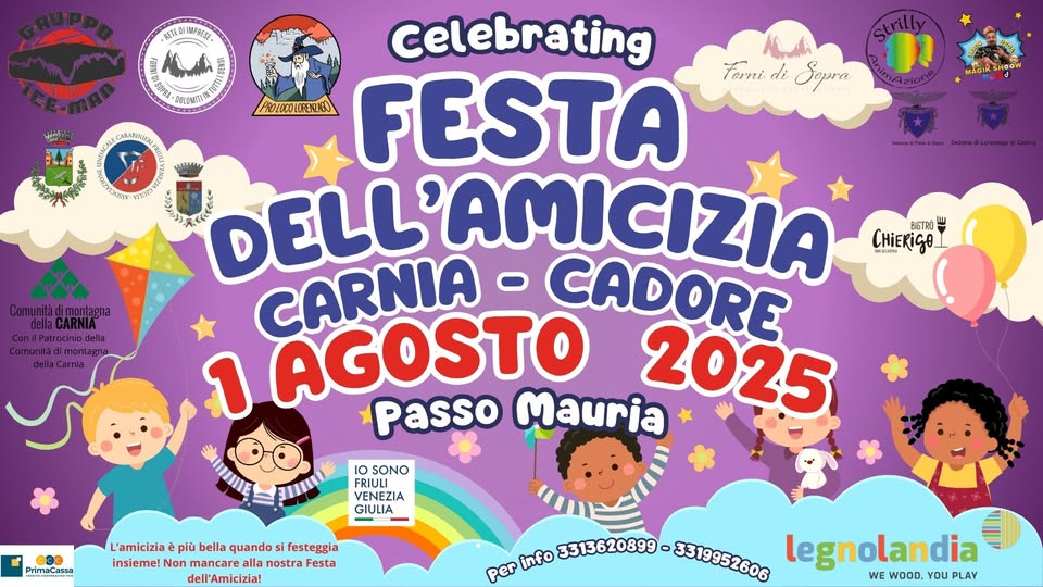 Festa dell'Amicizia - CARNIA&CADORE - EventiFVG.it