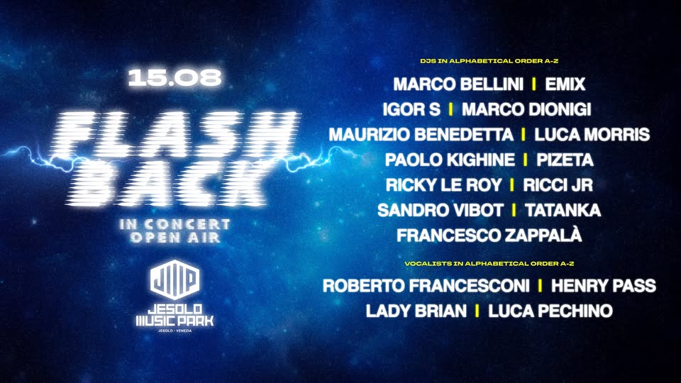 Jesolo Music Park | FLASHBACK IN CONCERT - OPEN AIR - EventiFVG.it
