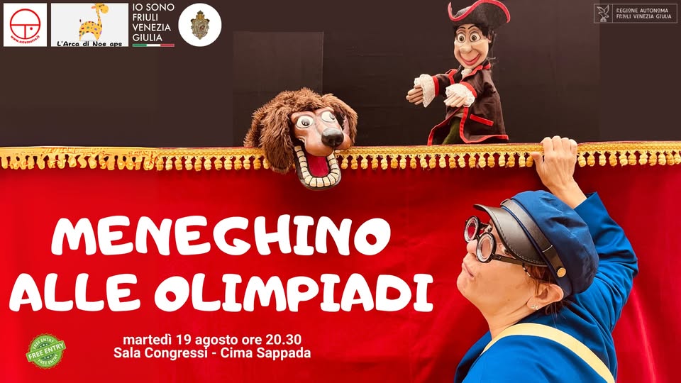 A Sappada Arca di Noe / Ortoteatro presentano MENEGHINO ALLE OLIMPIADI - EventiFVG.it