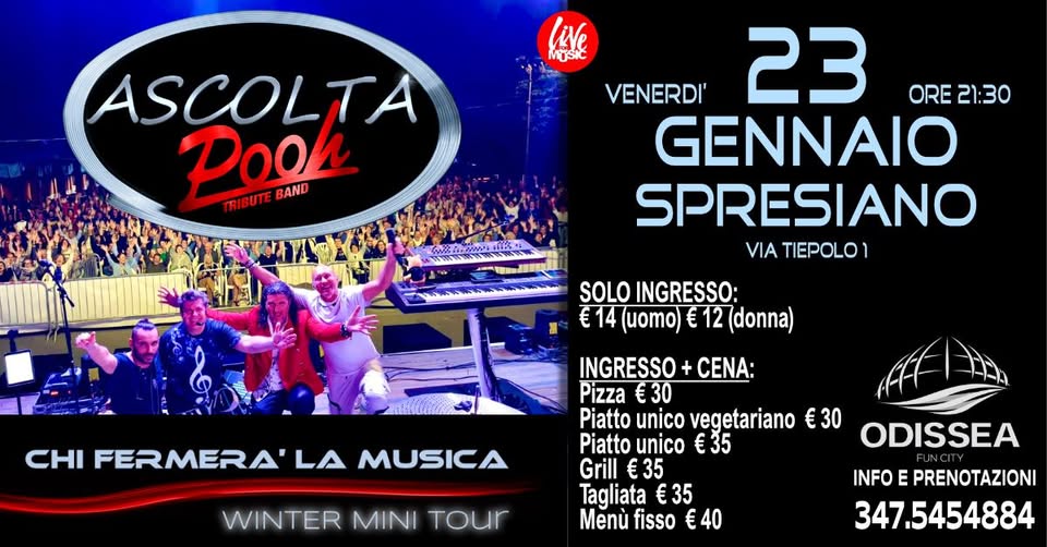 Ascolta POOH Tribute Band - EventiFVG.it