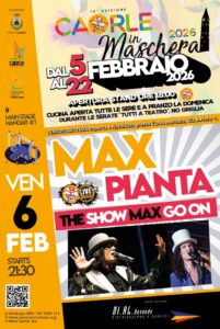 Caorle in Maschera 2026 – Max Pianta Live