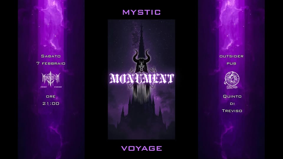 Monument - Mystic Voyage - EventiFVG.it
