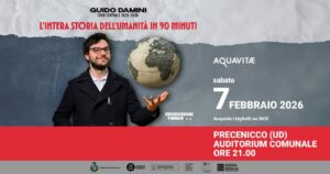 Guido Damini – L’intera storia dell’umanità in 90 minuti @ AQUAVITAE