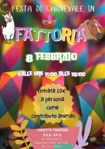 🎊 Festa di Carnevale in Fattoria! 🐴