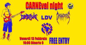 CARNEval night: Deriva – LDV – Darkpools – Zlotvori