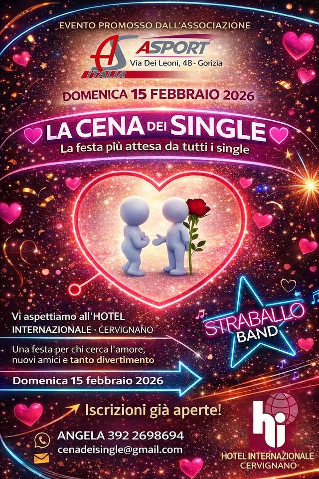 LA CENA DEI SINGLE - EventiFVG.it
