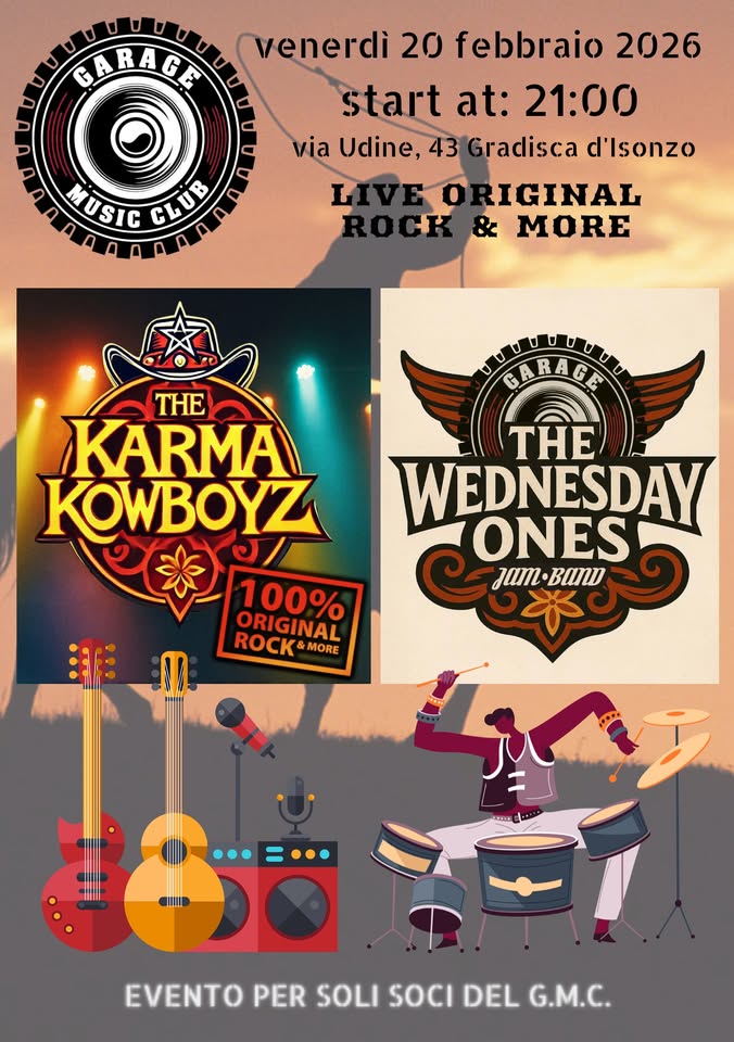 Karma Kowboyz + The Wednesday Ones - EventiFVG.it