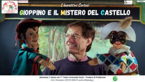 GIOPPINO E IL MISTERO DEL CASTELLO spettacolo di burattini