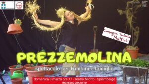 Al Teatro Miotto PREZZEMOLINA spettacolo per bambini e famiglie